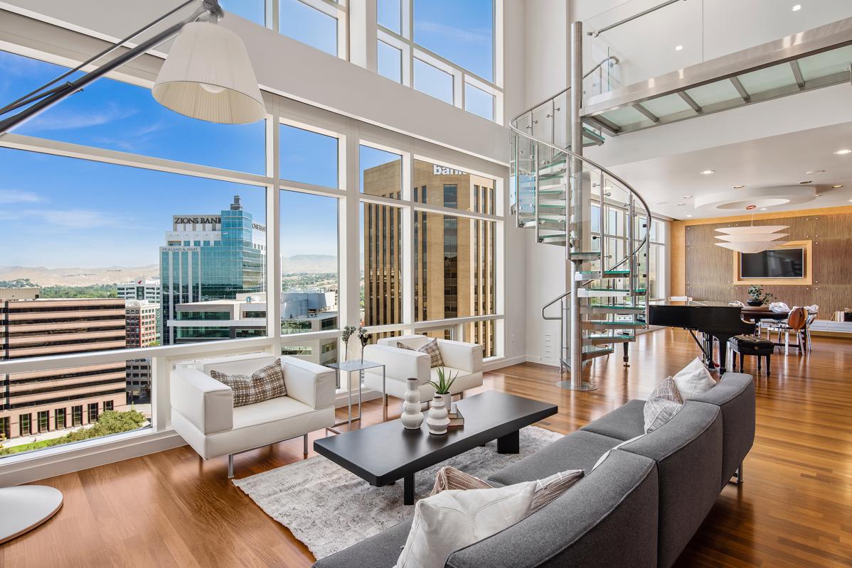 EXTRAORDINARY DOWNTOWN PENTHOUSE Idaho Luxury Homes Mansions For