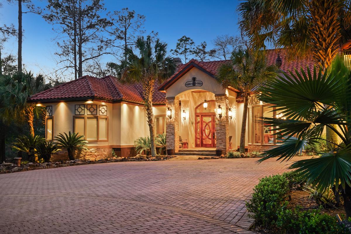 MEDITERRANEAN MASTERPIECE ON WOODED ESTATE LOT Alabama Luxury Homes
