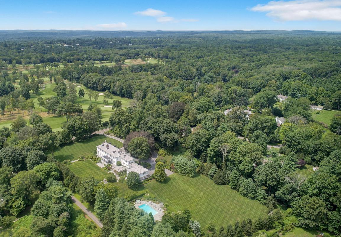 ICONIC FOUR ACRE STANFORD WHITE NEW CANAAN COUNTRY ESTATE