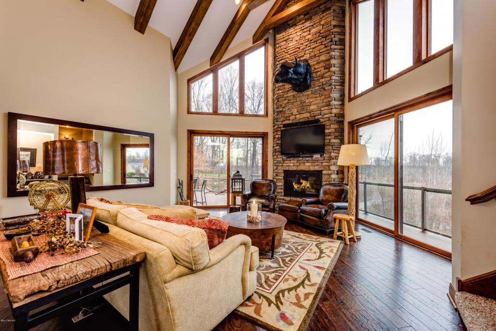 EXQUISITE PAW PAW LAKE HOME Michigan Luxury Homes Mansions For Sale