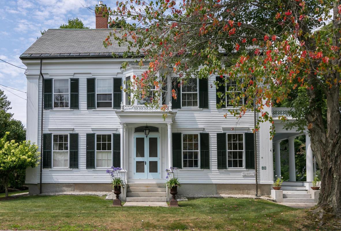 CIRCA 1840 GREEK REVIVAL HOME Maine Luxury Homes Mansions