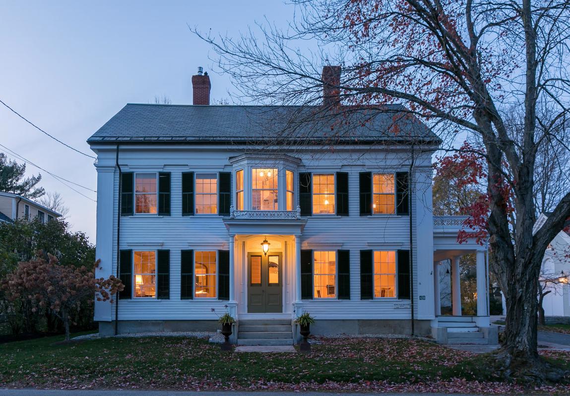 CIRCA 1840 GREEK REVIVAL HOME Maine Luxury Homes Mansions