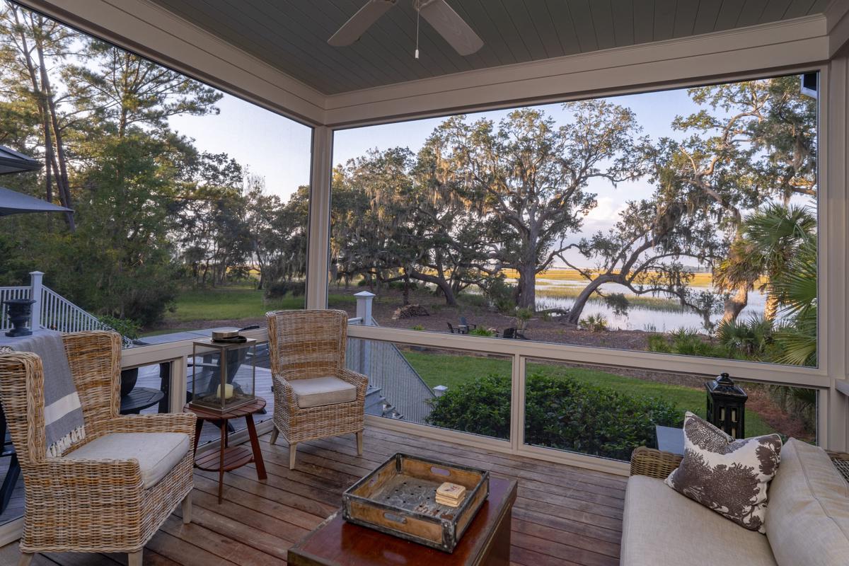 MARSH FRONT HOME IN CANE ISLAND RETREAT South Carolina Luxury Homes