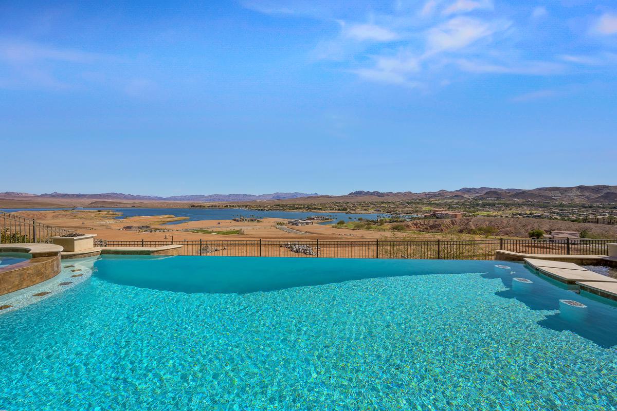 PANORAMIC VIEW OF LAKE LAS VEGAS