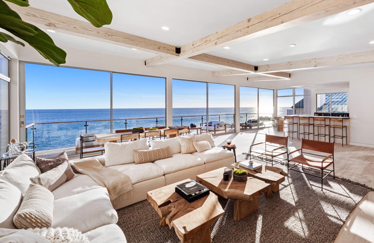 OCEANFRONT MALIBU ROAD MASTERPIECE California Luxury Homes Mansions