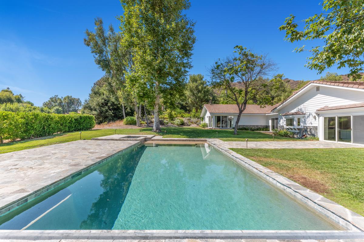 EXCLUSIVE GATED CALABASAS ESTATE WITH MOUNTAIN VIEWS