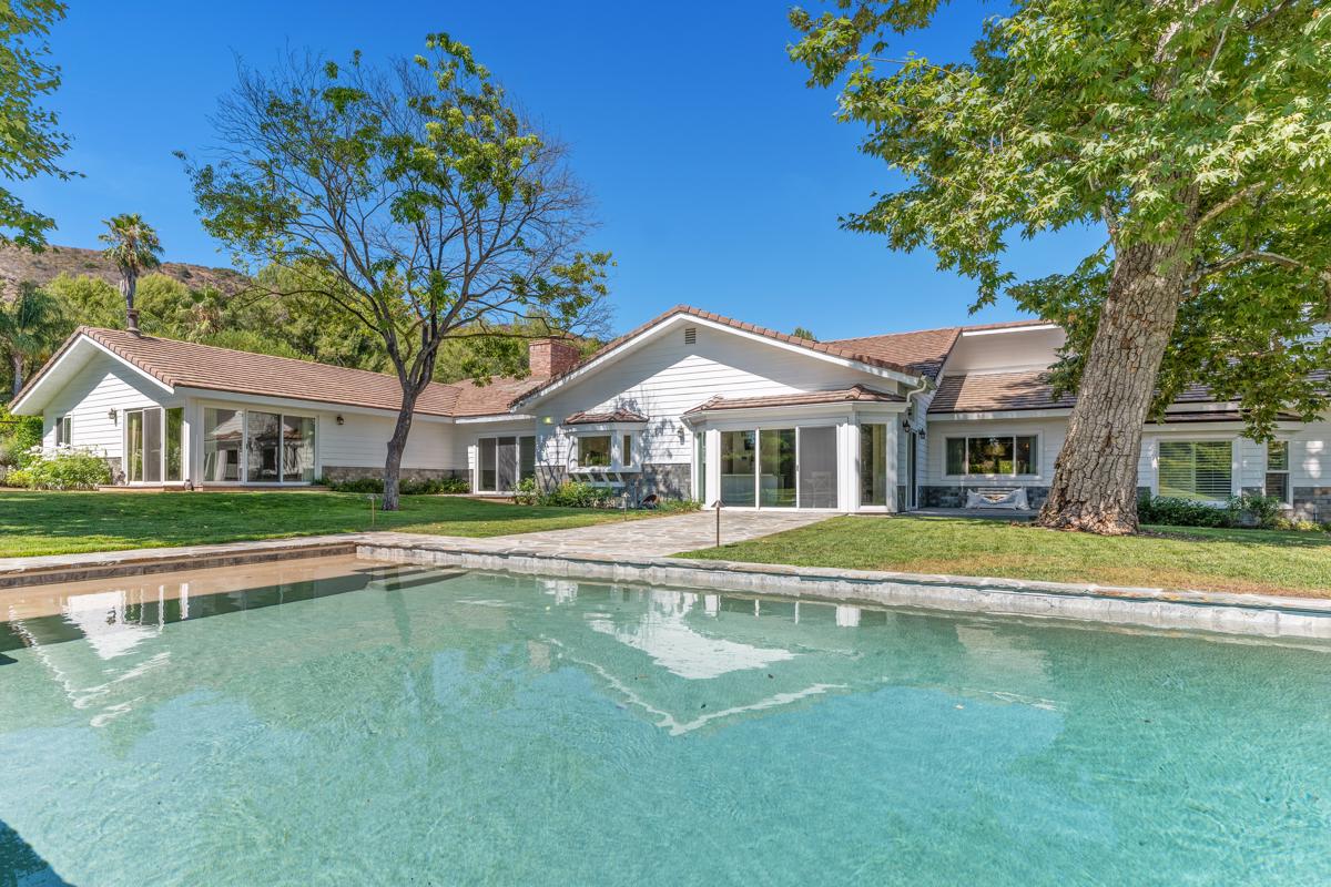 EXCLUSIVE GATED CALABASAS ESTATE WITH MOUNTAIN VIEWS