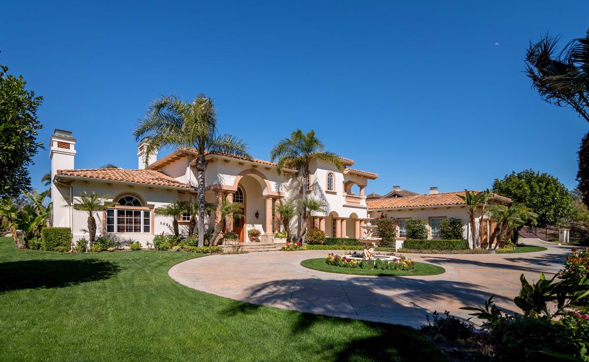 OVERLOOKING 18TH HOLE OF THE SPANISH HILLS GOLF COURSE California