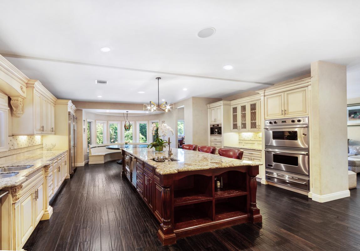 GATED FRENCH MEDITERRANEAN ENCINO ESTATE